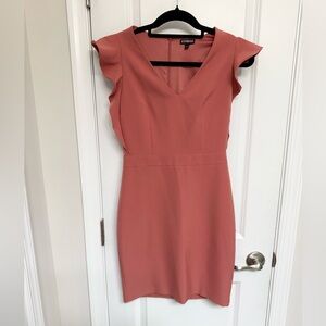 Express Women's Coral Mini Dress